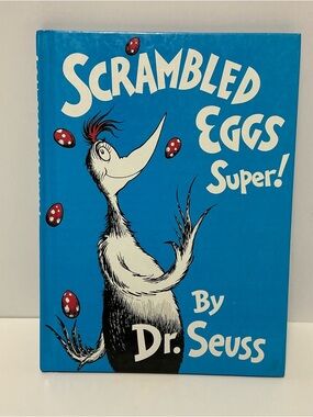Scrambled Eggs Super By Dr. Seuss Vintage Hardcover Book Discontinued